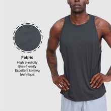 Load image into Gallery viewer, Men's Marathon Speed Dry Fitness Sleeveless Vest Basketball Running Hurdle Sports Solid Color Vest
