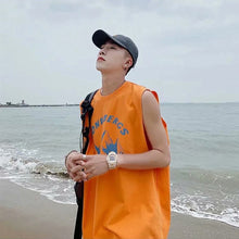 Load image into Gallery viewer, Summer Tide Men's Sleeveless Printed Vest Personality Loose Casual Vest Basketball Fitness Running Sports Sleeveless T-Shirt