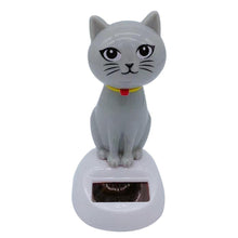 Load image into Gallery viewer, Cute Car Interior Solar Dancing Toy Cat Swinging Cat Dashboard Ornament Auto Decoration Solar Powered For Girls Child Gifts