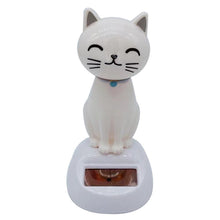 Load image into Gallery viewer, Cute Car Interior Solar Dancing Toy Cat Swinging Cat Dashboard Ornament Auto Decoration Solar Powered For Girls Child Gifts