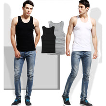 Load image into Gallery viewer, Men's Slim Fitting Vest Skin-friendly Breathable Solid Vest Summer Comfortable Sleeveless Sports Vest