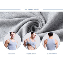 Load image into Gallery viewer, Men's Slim Fitting Vest Skin-friendly Breathable Solid Vest Summer Comfortable Sleeveless Sports Vest