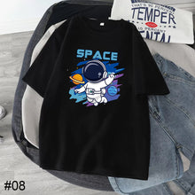 Load image into Gallery viewer, Summer Loose Printed Casual T-shirt Comfortable Breathable Cotton Short Sleeve Top T-shirt for Men