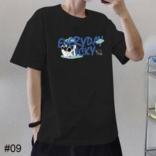 Load image into Gallery viewer, Men's Summer Cotton T-shirt Loose Casual Printed Personalized T-shirt Soft Breathable Short Sleeve Top T-shirt