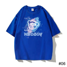 Load image into Gallery viewer, Men's Summer Cotton T-shirt Loose Casual Printed T-shirt Soft Breathable Short Sleeve Top T-shirt