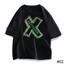Load image into Gallery viewer, Men's Summer Cotton T-shirt Loose Casual Printed T-shirt Soft Breathable Short Sleeve Top T-shirt