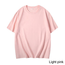Load image into Gallery viewer, Summer Cotton T-shirt Loose Casual Round Neck T-shirt Soft Comfortable Breathable Short Sleeve Top T-shirt