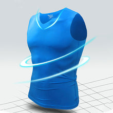 Load image into Gallery viewer, Ice Vest Fitness Bucket Wide Shoulder Running Sports Trackless Quick Drying Men's Vest