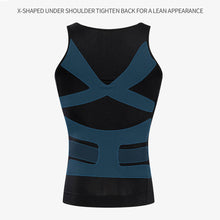 Load image into Gallery viewer, Men's Body Shaping Clothing Fitness and Sports Plastic Waistcoat Sleeveless Breathable Vest