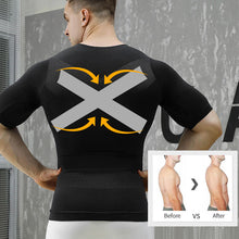Load image into Gallery viewer, Men's Body Shaping T-shirt Fitness Sports Plastic Sweetheart Tank Top Sleeveless Breathable T-shirt