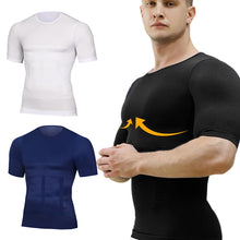 Load image into Gallery viewer, Men's Body Shaping T-shirt Fitness Sports Plastic Sweetheart Tank Top Sleeveless Breathable T-shirt