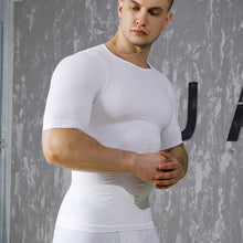 Load image into Gallery viewer, Men's Body Shaping T-shirt Fitness Sports Plastic Sweetheart Tank Top Sleeveless Breathable T-shirt