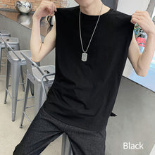 Load image into Gallery viewer, Solid Color Sleeveless T-shirt Vest Men's Casual Sports Camisole Versatile T-shirt Base Shirt