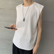 Load image into Gallery viewer, Solid Color Sleeveless T-shirt Vest Men's Casual Sports Camisole Versatile T-shirt Base Shirt