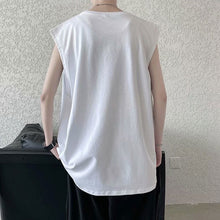 Load image into Gallery viewer, Sleeveless T-shirt Men's Fashion Men's Loose Versatile Sweatshirt Large Tank Top Men Vest