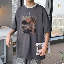 Load image into Gallery viewer, Loose Casual T-shirt Men's Summer Top Short Sleeved T-shirt Fashion Men's T-shirt