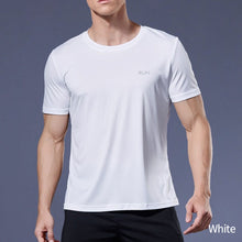 Load image into Gallery viewer, Men's Summer Sports T-shirt Ice Silk Loose Quick Drying Fitness Half Sleeve Large Top Casual Cool Breathable Short Sleeve