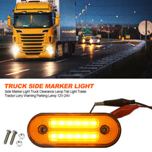 Load image into Gallery viewer, 1PC 22 LED Side Marker Light Truck Clearance Lamp Tail Light Trailer Tractor Lorry Warning Parking Lamp 12V-24V