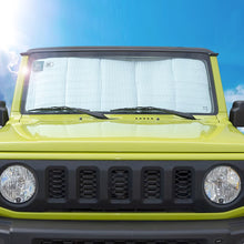 Load image into Gallery viewer, 122cm x 45cm Car Front Windshield Sunshade Cover Sun Visor Car Interior Accessories For Suzuki Jimny JB64 JB74 JB64W JB74W 2019