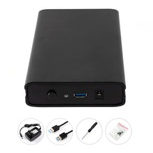 Load image into Gallery viewer, 3.5Inch HDD SSD External Hard Drive Enclosure USB 3.0 3.5 Inch SATA III Hard Disk Box Adapter for Computer Laptop