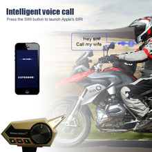 Load image into Gallery viewer, BT18 Bluetooth 5.0 Motor Helmet Headset Wireless Handsfree Stereo Earphone Motorcycle Hifi Headphones