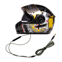 Load image into Gallery viewer, Moto Helmet Headset 3.5mm Ultra-Thin Motorcycle Earphones Wireless Speaker Headphone Handsfree Call Music Play Headphones