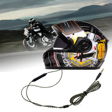 Load image into Gallery viewer, Moto Helmet Headset 3.5mm Ultra-Thin Motorcycle Earphones Wireless Speaker Headphone Handsfree Call Music Play Headphones