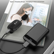 Load image into Gallery viewer, Wireless Lavalier Lapel Mask Microphone Raised Voices Bluetooth Speaker Portable Mini 400mAh 5 Hours Lavalier MIC