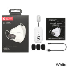 Load image into Gallery viewer, Wireless Lavalier Lapel Mask Microphone Raised Voices Bluetooth Speaker Portable Mini 400mAh 5 Hours Lavalier MIC