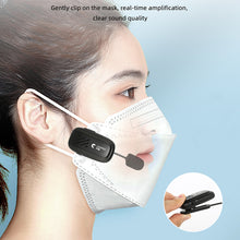 Load image into Gallery viewer, Wireless Lavalier Lapel Mask Microphone Raised Voices Bluetooth Speaker Portable Mini 400mAh 5 Hours Lavalier MIC