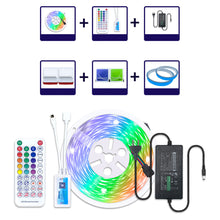 Load image into Gallery viewer, 38-Key App Control Horse Racing Music Rhythm Background Bar Ambient Light 5050rgb Magic Light With Bluetooth Set
