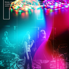 Load image into Gallery viewer, Waterproof 44-Key Mobile App Control Music Rhythm Atmosphere Light Led Smart Bluetooth Light Belt Set 2835rgb