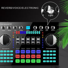 Load image into Gallery viewer, K1 Sound Card Internet Celebrity Live Broadcast Special Sound Equipment Song Mobile Universal Microphone K1 Aud Set Computer
