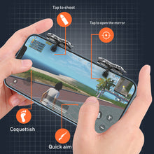 Load image into Gallery viewer, Gaming Trigger Gaming Shoulder Trigger Mobile Game Trigger For PUBG Mobile Game Fire Button Aim Key Shooter Controller