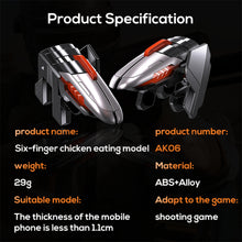 Load image into Gallery viewer, For pubg Phone Gaming Trigger Fire Button Handle Shooter Game Joysticks Gamepad For PUBG Fire Shooting Aim Key L1R1 Controller