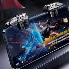 Load image into Gallery viewer, Black Mobile Controller For Gamers Game Controller Convenient Non-slip Mobile Gaming Trigger For Pubg Alloy Key Shooter Portable