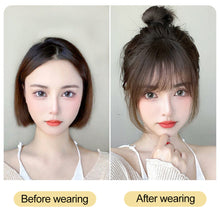 Load image into Gallery viewer, Fake Air Bangs Hair Styling Tools Hair Clip-In Extension Synthetic Hair Fake Fringe Natural False Hairpiece Women Clip In Bangs