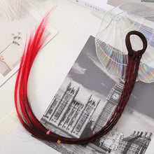 Load image into Gallery viewer, 1Pc Colorful Headband Girls Hair Ring Wigs Twist Braid Rope Rubber Band Hair Accessories Kids Wig