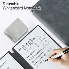 Load image into Gallery viewer, A5 Reusable Whiteboard Notebook Leather Memo Free Whiteboard Pen Erasing Cloth Weekly Planner Portable Stylish Office Notebooks