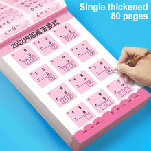 Load image into Gallery viewer, 80 Pages/Book Children's Addition and Subtraction Learning Mathematics Workbook Handwritten Arithmetic Exercise Books Notebooks