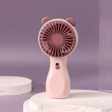 Load image into Gallery viewer, Handheld Mini Fan Portable Night Light Pocket Fan USB Charging Fan 2 Speeds Adujustable Summer Cooling Fan for Home Outdoor