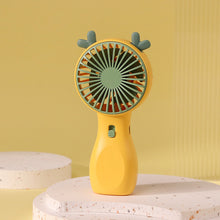 Load image into Gallery viewer, Handheld Mini Fan Portable Night Light Pocket Fan USB Charging Fan 2 Speeds Adujustable Summer Cooling Fan for Home Outdoor