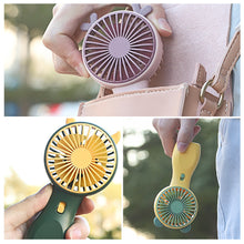 Load image into Gallery viewer, Handheld Mini Fan Portable Night Light Pocket Fan USB Charging Fan 2 Speeds Adujustable Summer Cooling Fan for Home Outdoor