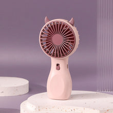 Load image into Gallery viewer, Handheld Mini Fan Portable Night Light Pocket Fan USB Charging Fan 2 Speeds Adujustable Summer Cooling Fan for Home Outdoor