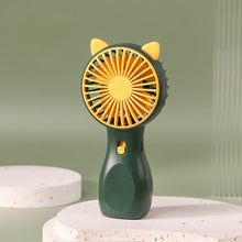 Load image into Gallery viewer, Handheld Mini Fan Portable Night Light Pocket Fan USB Charging Fan 2 Speeds Adujustable Summer Cooling Fan for Home Outdoor