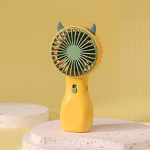 Load image into Gallery viewer, Handheld Mini Fan Portable Night Light Pocket Fan USB Charging Fan 2 Speeds Adujustable Summer Cooling Fan for Home Outdoor