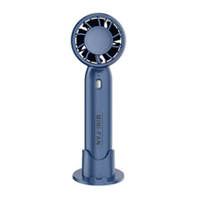 Load image into Gallery viewer, Portable USB Chargeable Mini Fan Handheld Fans with Base Summer Outdoor 3 Speed Adjustable Air Cooling Fan with Phone Holder