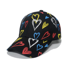 Load image into Gallery viewer, Adjustable Fashion Letter Baseball Cap Graffiti Sun Hip Hop Cap Visor Spring Hat For Women Men Cap