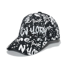 Load image into Gallery viewer, Adjustable Fashion Letter Baseball Cap Graffiti Sun Hip Hop Cap Visor Spring Hat For Women Men Cap