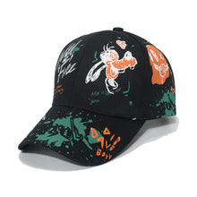 Load image into Gallery viewer, Adjustable Fashion Letter Baseball Cap Graffiti Sun Hip Hop Cap Visor Spring Hat For Women Men Cap